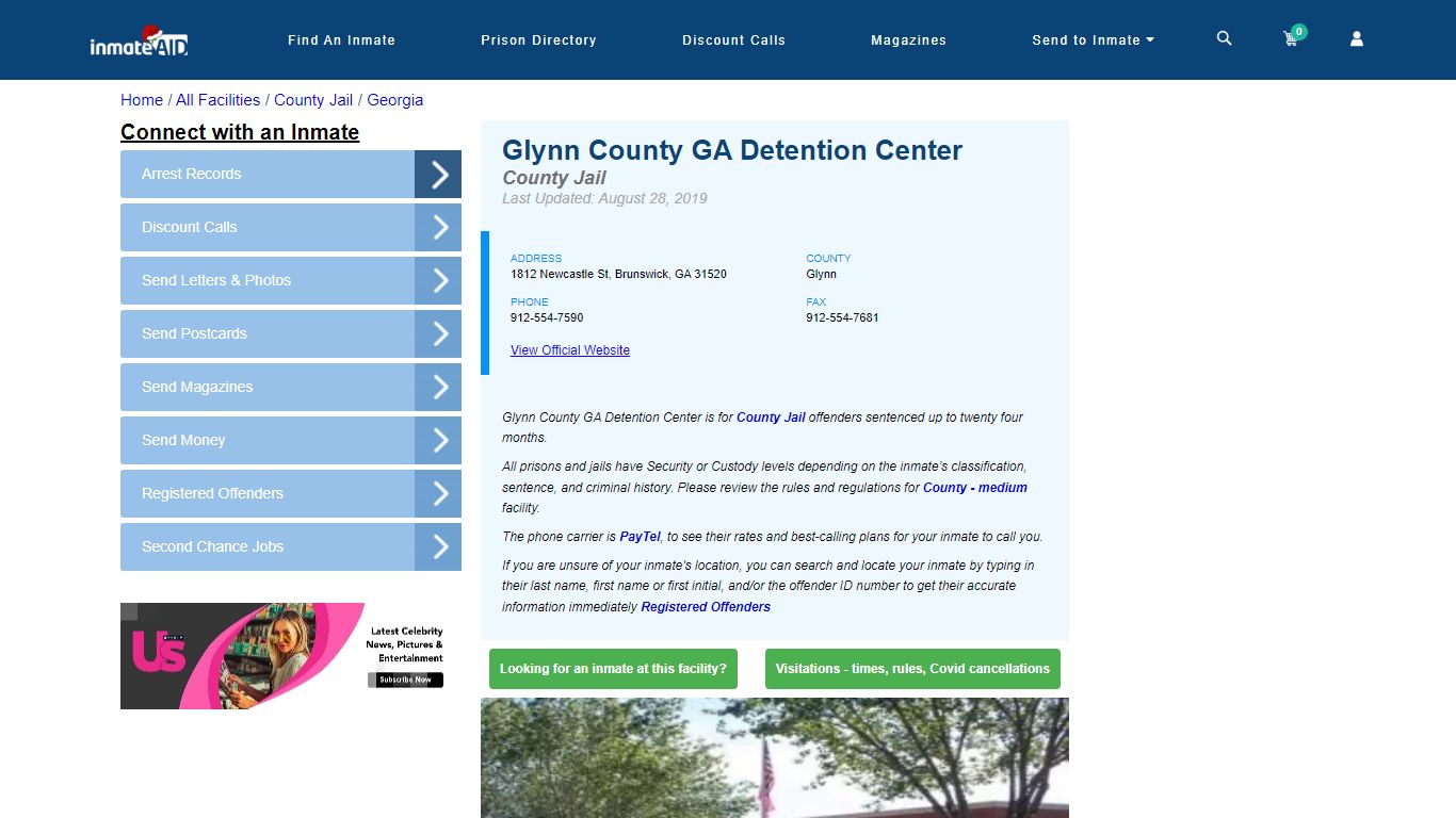 Glynn County GA Detention Center - Inmate Locator - Brunswick, GA